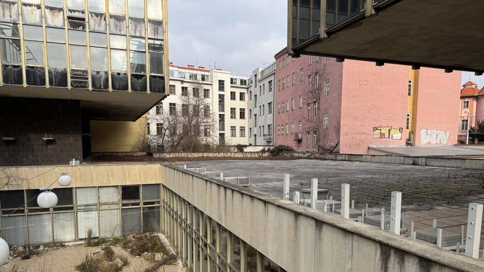 View of Karel Prager's building, where IPR is located today | Photo: Jiří Štefl, Czech Radio View of Karel Prager's building, where IPR is located today | Photo: Jiří Štefl, Czech Radio