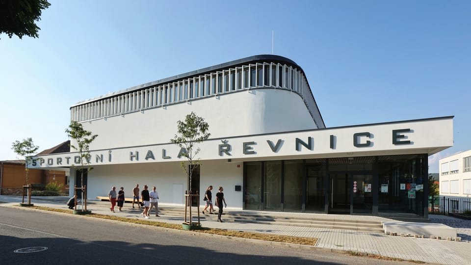 Sports Hall in Řevnice | Photo: Ondřej Besperát, Česká komora architektů Sports Hall in Řevnice | Photo: Ondřej Besperát, Česká komora architektů
