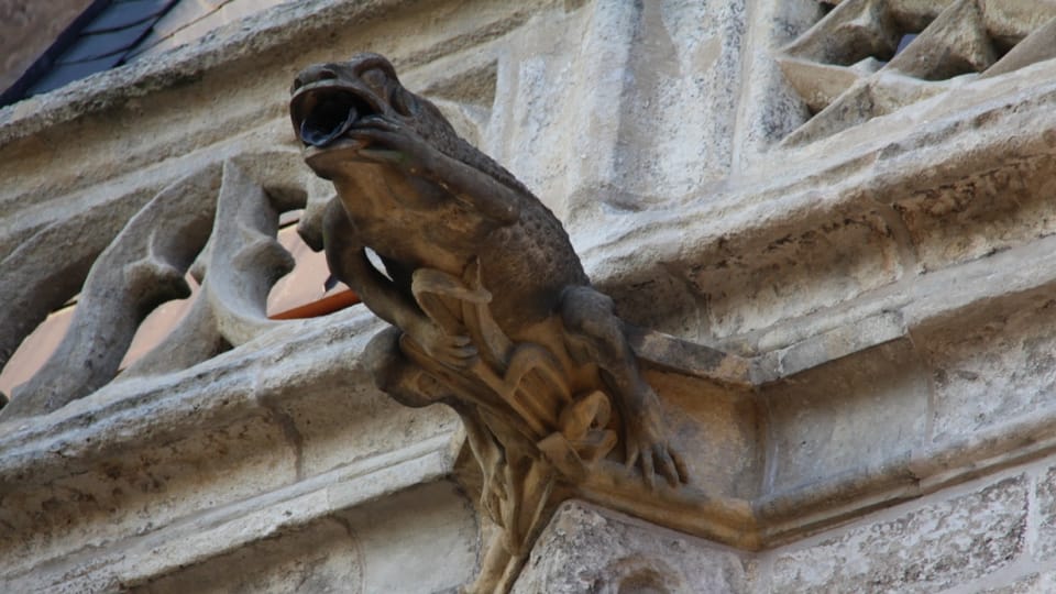 Gargoyle on the temple of St. Barbora in Kutná Hora | Photo: Kateřina Ayzpurvit, Radio Prague International Gargoyle on the temple of St. Barbora in Kutná Hora | Photo: Kateřina Ayzpurvit, Radio Prague International