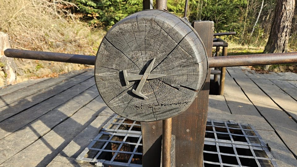 The renaissance mining tool in St. George's Mine | Photo: František Jirků,  Czech Radio