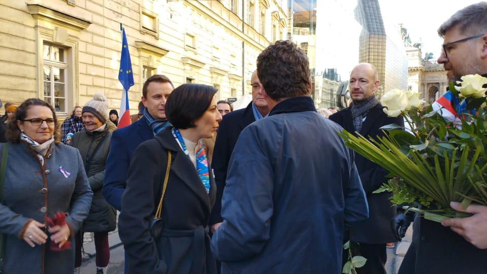 November 17, 2023 in the streets of Prague | Photo: Igor Budykin, Radio Prague International November 17, 2023 in the streets of Prague | Photo: Igor Budykin, Radio Prague International