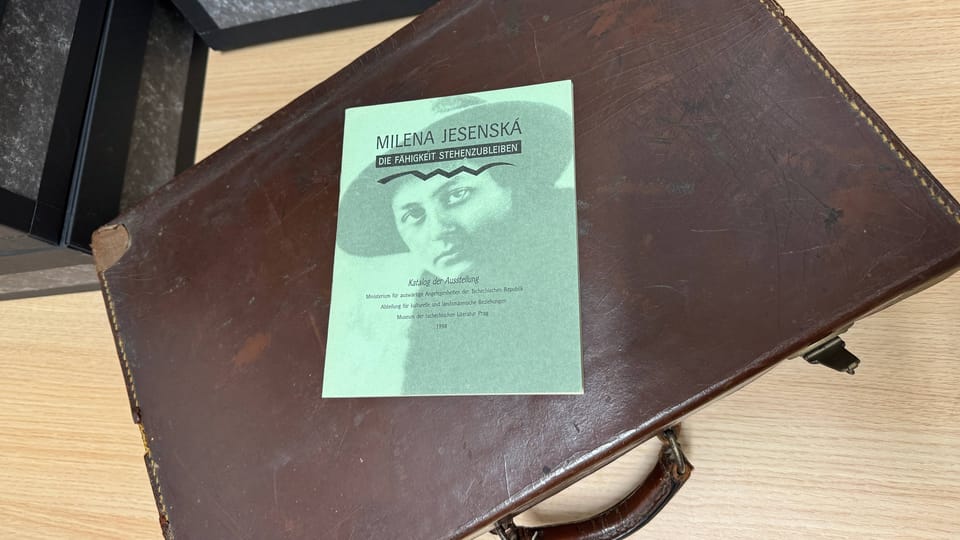 Milena Jesenská's suitcase | Photo: Petr Kotyk, Památník národního písemnictví Milena Jesenská's suitcase | Photo: Petr Kotyk, Památník národního písemnictví