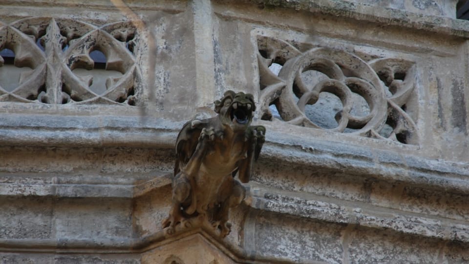 Gargoyle on the temple of St. Barbora in Kutná Hora | Photo: Kateřina Ayzpurvit, Radio Prague International Gargoyle on the temple of St. Barbora in Kutná Hora | Photo: Kateřina Ayzpurvit, Radio Prague International