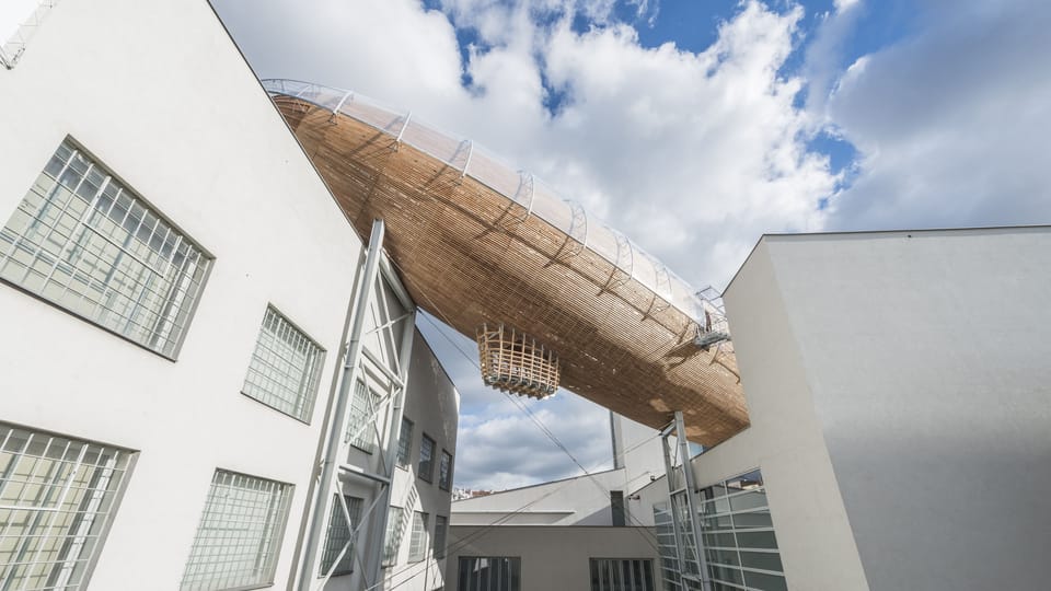 Gulliver's airship in Dox- The HeART of Czechia | Photo: Google Arts & Culture Gulliver's airship in Dox- The HeART of Czechia | Photo: Google Arts & Culture