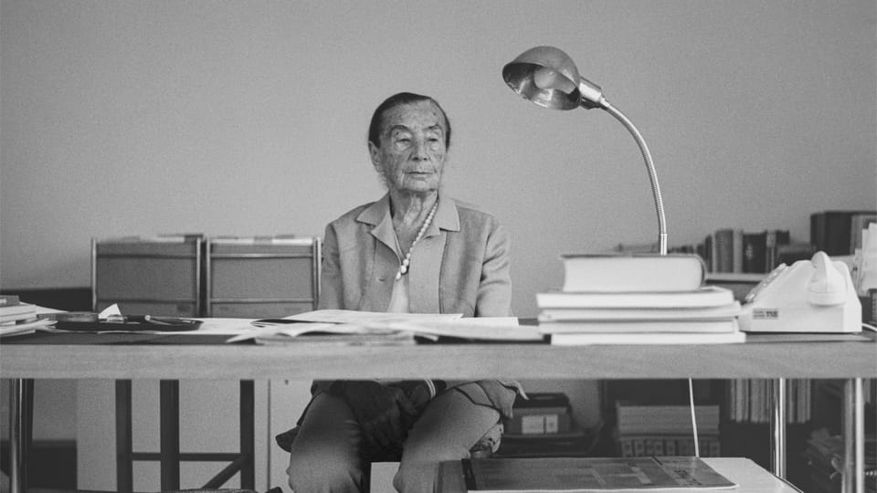 Lucia Moholy, 1980 | Photo: Giorgio Hoch, Courtesy of the artist/Kunsthalle Praha Lucia Moholy, 1980 | Photo: Giorgio Hoch, Courtesy of the artist/Kunsthalle Praha