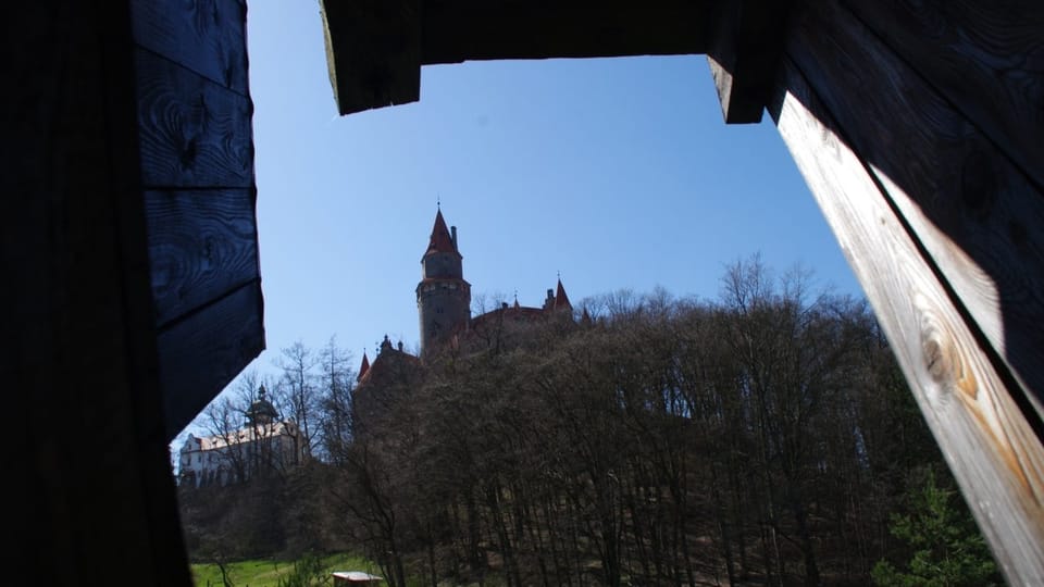 Bouzov Castle from the inside of the Trojan Horse | Photo: Miroslav Kobza,  Czech Radio