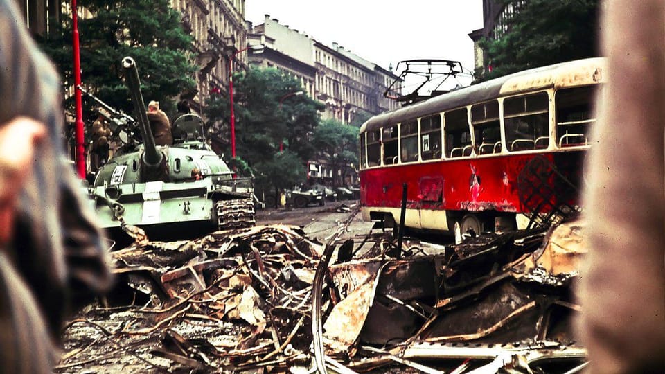 Prague, August 1968, photo: Leszek Sawicki Prague, August 1968, photo: Leszek Sawicki