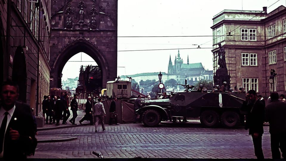 Prague, August 1968, photo: Leszek Sawicki Prague, August 1968, photo: Leszek Sawicki
