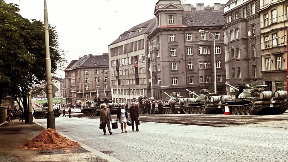 Prague, August 1968, photo: Leszek Sawicki Prague, August 1968, photo: Leszek Sawicki