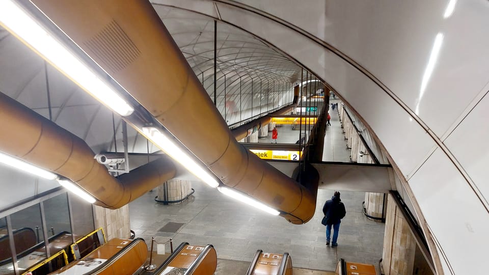 Můstek metro station (line B) | Photo: Paul-Henri Perrain, Radio Prague International Můstek metro station (line B) | Photo: Paul-Henri Perrain, Radio Prague International