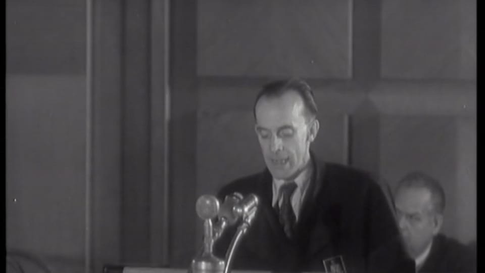 Josef Urválek, the trial of Rudolf Slánský | Photo: National Archive Josef Urválek, the trial of Rudolf Slánský | Photo: National Archive