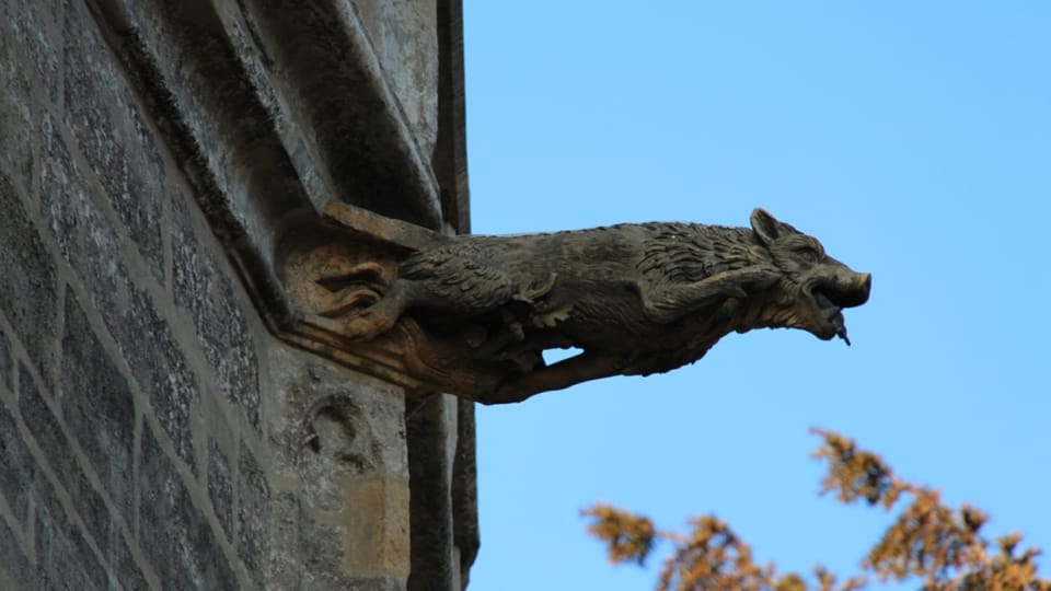 Gargoyle on the temple of St. Barbora in Kutná Hora | Photo: Kateřina Ayzpurvit, Radio Prague International Gargoyle on the temple of St. Barbora in Kutná Hora | Photo: Kateřina Ayzpurvit, Radio Prague International