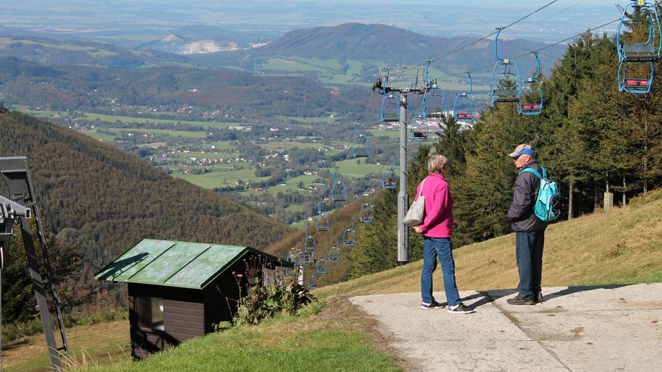 Cableway to Pustevny | Photo: Ondřej Tomšů, Radio Prague International Cableway to Pustevny | Photo: Ondřej Tomšů, Radio Prague International