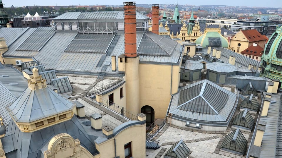 Rooftop of the Municipal House | Photo: Jolana Nováková, Czech Radio Rooftop of the Municipal House | Photo: Jolana Nováková, Czech Radio
