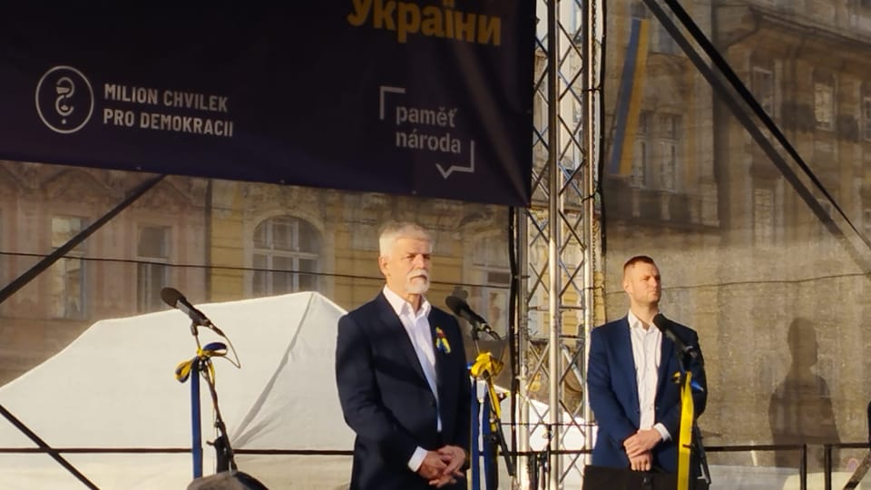Petr Pavel at the 'Together for Ukraine' event | Photo: Igor Budykin, Radio Prague International Petr Pavel at the 'Together for Ukraine' event | Photo: Igor Budykin, Radio Prague International