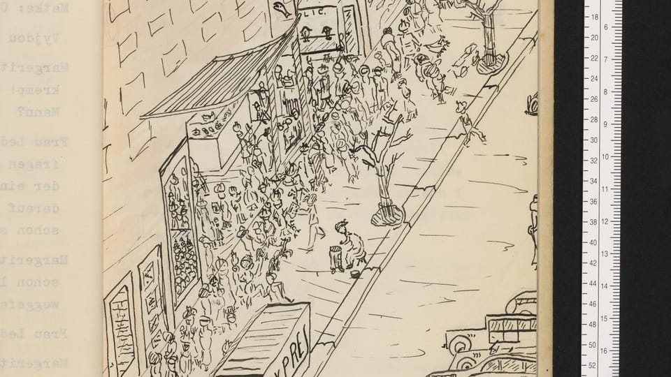 Illustration by 13-year-old Martin Wels, photo: archive of Wels family Illustration by 13-year-old Martin Wels, photo: archive of Wels family