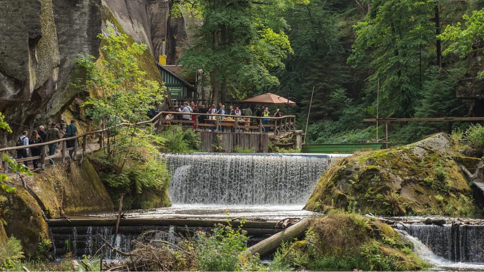 Edmund's Gorge in Bohemian Switzerland | Photo: Hana Řeháková, Radio Prague International Edmund's Gorge in Bohemian Switzerland | Photo: Hana Řeháková, Radio Prague International