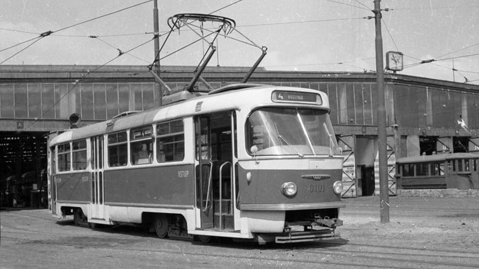 Tram T3 in 1962 | Photo: Dopravní podnik hl. m. Prahy