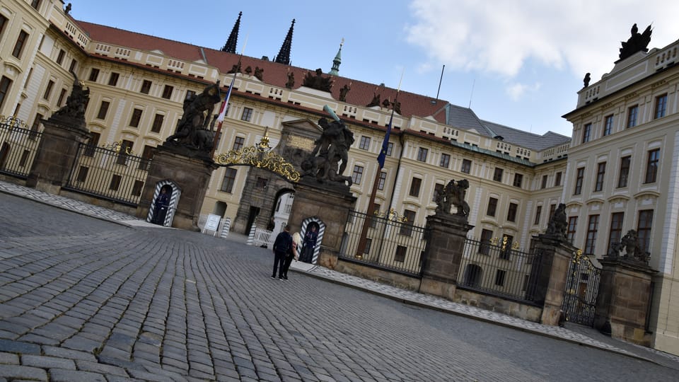 Main Gate of Prague Castle | Photo: Barbora Němcová, Radio Prague International Main Gate of Prague Castle | Photo: Barbora Němcová, Radio Prague International