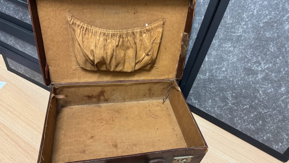 Milena Jesenská's suitcase | Photo: Petr Kotyk,  Památník národního písemnictví