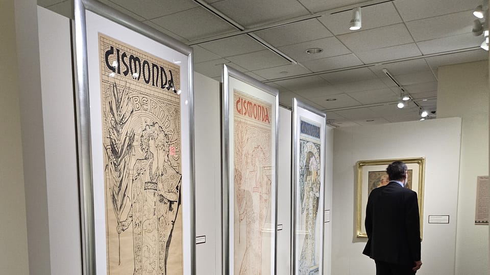 Alphonse Mucha's exhibition in Cedar Rapids | Photo: Klára Stejskalová, Radio Prague International Alphonse Mucha's exhibition in Cedar Rapids | Photo: Klára Stejskalová, Radio Prague International