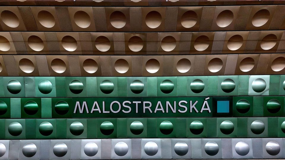 Malostranská station | Photo: Paul-Henri Perrain, Radio Prague International Malostranská station | Photo: Paul-Henri Perrain, Radio Prague International