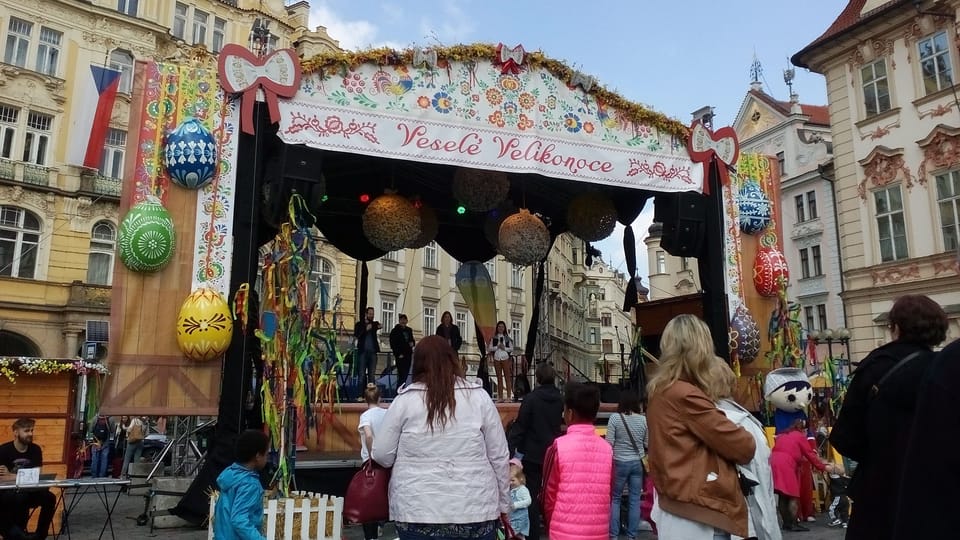Easter market on the Old Town Square, photo: Ekaterina Stashevskaya Easter market on the Old Town Square, photo: Ekaterina Stashevskaya