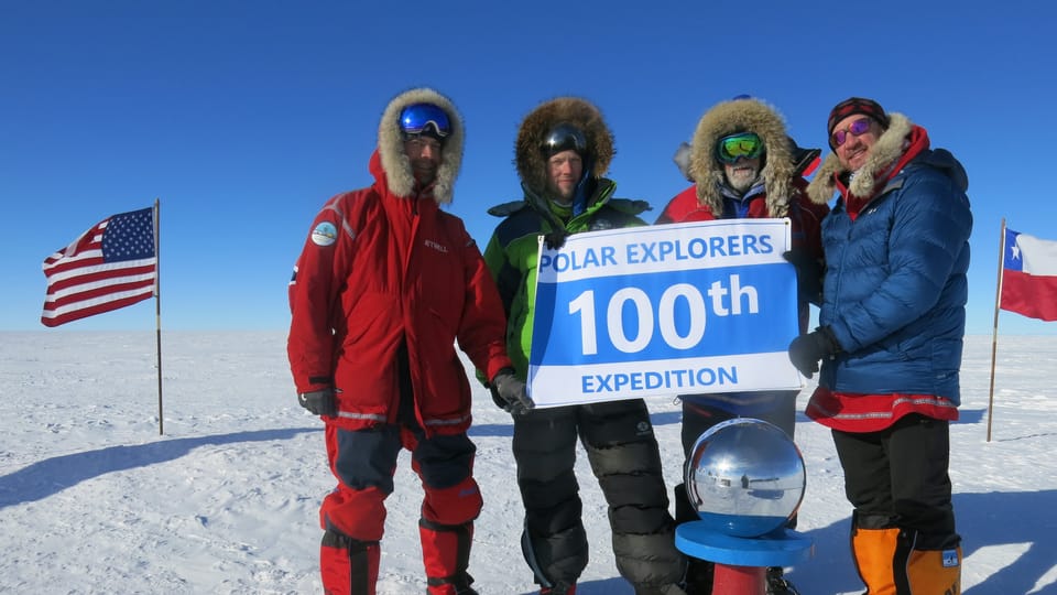 Expedition to South Pole 2020 reached the aim, photo: Archive of Zdeněk Chvoj Expedition to South Pole 2020 reached the aim, photo: Archive of Zdeněk Chvoj