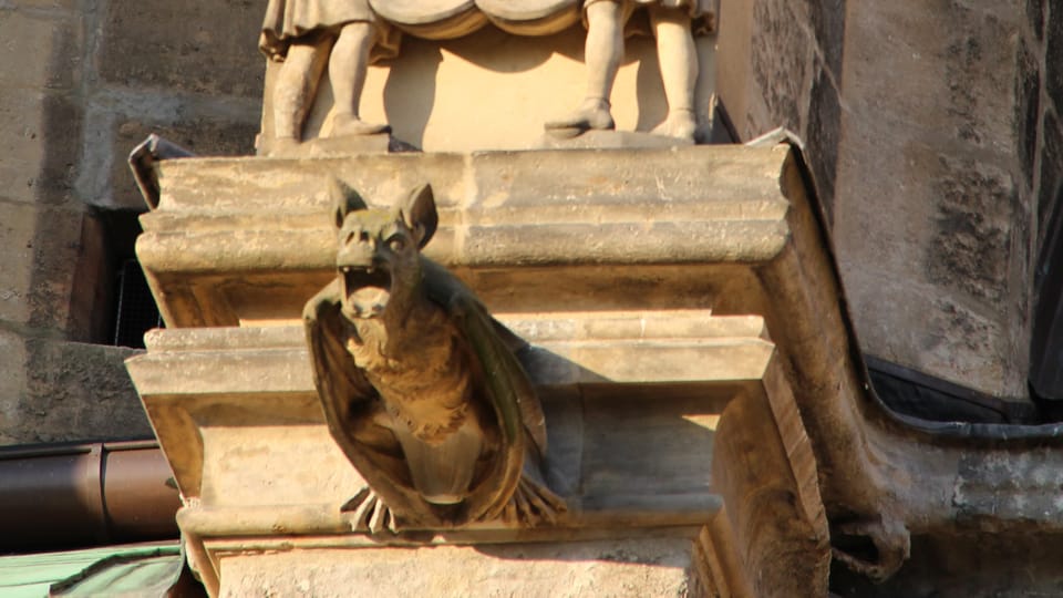 Gargoyle on the temple of St. Barbora in Kutná Hora | Photo: Kateřina Ayzpurvit, Radio Prague International Gargoyle on the temple of St. Barbora in Kutná Hora | Photo: Kateřina Ayzpurvit, Radio Prague International