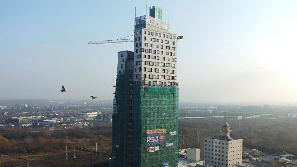 AZ Tower in Brno | Photo: Bořivoj Hájek, Czech Television AZ Tower in Brno | Photo: Bořivoj Hájek, Czech Television