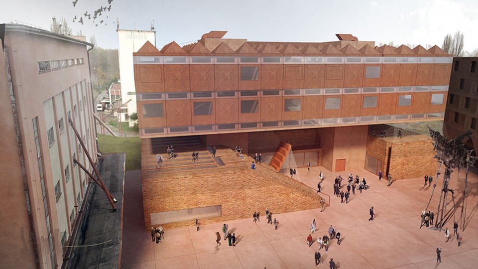 Visualisation of the transformation of the Automatic Mills | Source: Šépka Architekti Visualisation of the transformation of the Automatic Mills | Source: Šépka Architekti