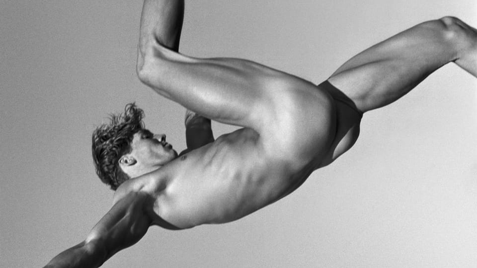 Ric Arango, Point Conception, California, 1989 | Photo: © Bruce Weber, GHMP Ric Arango, Point Conception, California, 1989 | Photo: © Bruce Weber, GHMP