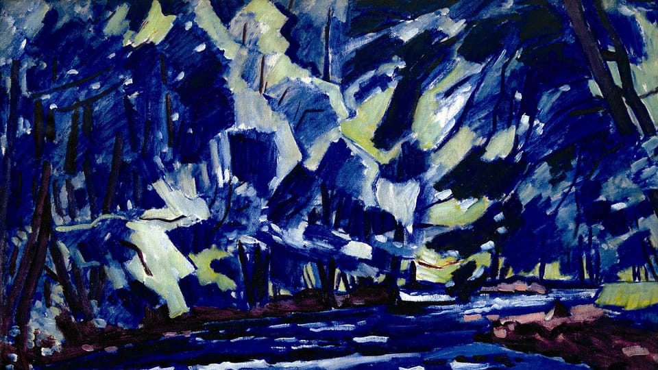 Václav Špála,  'Rapids on the Orlice River',  1928 | Photo: Wikimedia Commons,  public domain