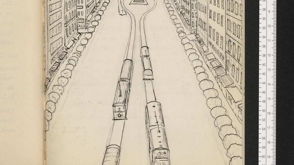 Illustration by 13-year-old Martin Wels, photo: archive of Wels family Illustration by 13-year-old Martin Wels, photo: archive of Wels family