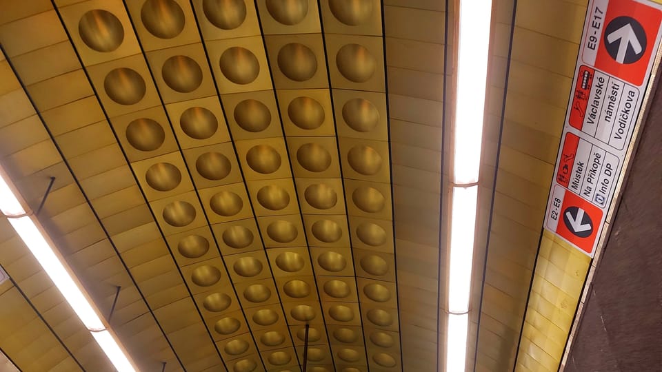 Můstek station (line A) | Photo: Paul-Henri Perrain, Radio Prague International Můstek station (line A) | Photo: Paul-Henri Perrain, Radio Prague International