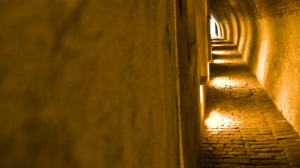 A corridor in the Špilberk casemates | Photo: Vít Pohanka, Radio Prague International A corridor in the Špilberk casemates | Photo: Vít Pohanka, Radio Prague International