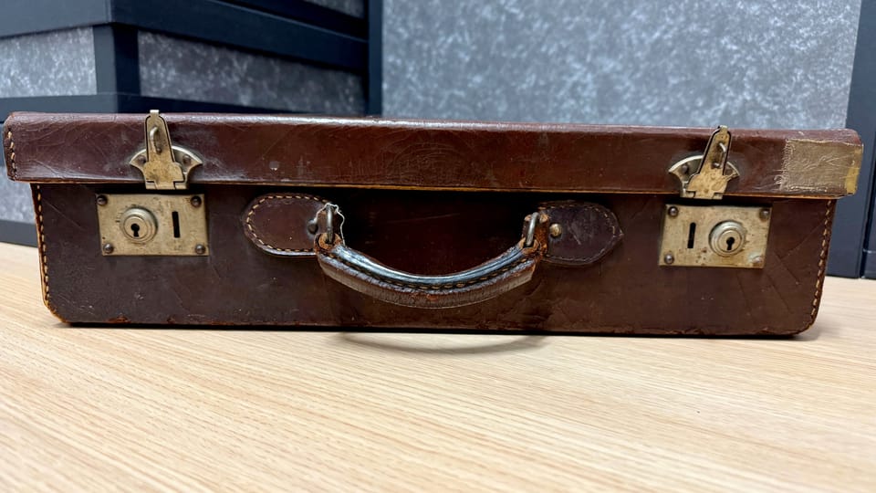 Milena Jesenská's suitcase | Photo: Petr Kotyk, Památník národního písemnictví Milena Jesenská's suitcase | Photo: Petr Kotyk, Památník národního písemnictví
