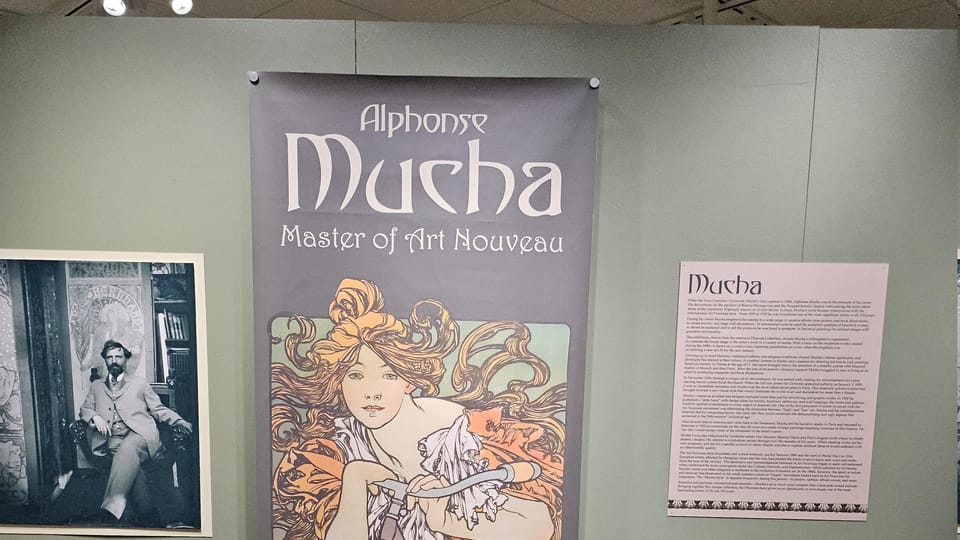 Alphonse Mucha's exhibition in Cedar Rapids | Photo: Klára Stejskalová,  Radio Prague International