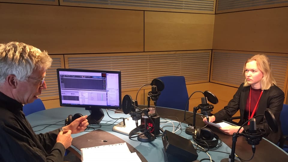David Vaughan and Žaneta Málková | Photo: Radio Prague International David Vaughan and Žaneta Málková | Photo: Radio Prague International