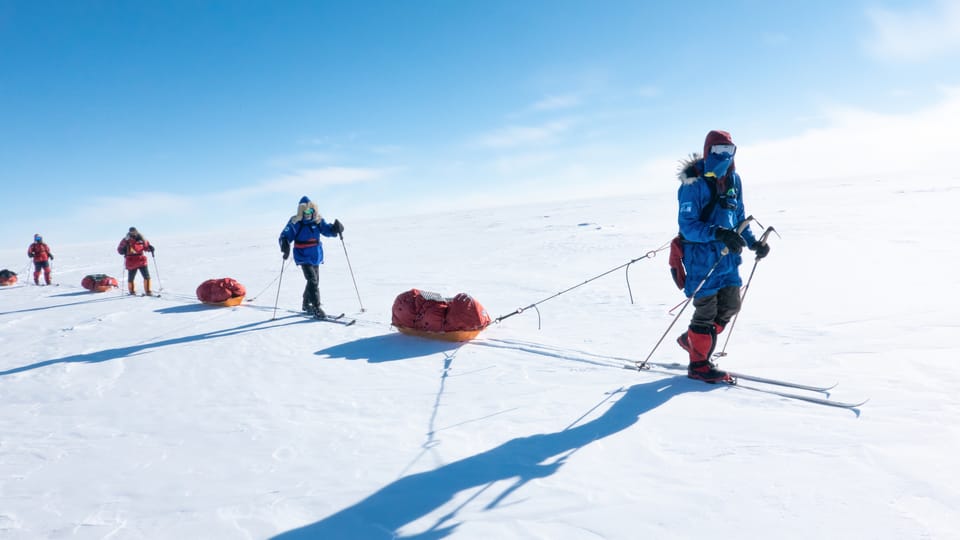 On the way to South Pole, photo: Archive of Zdeněk Chvoj On the way to South Pole, photo: Archive of Zdeněk Chvoj