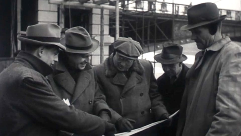 Relocation of St. Mary Magdalene Chapel in February 1956 | Photo: Přesun kaple svaté Máří Magdaleny/Česká televize Relocation of St. Mary Magdalene Chapel in February 1956 | Photo: Přesun kaple svaté Máří Magdaleny/Česká televize