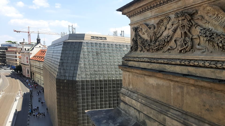 View from the terrace of the National Theatre, Národní třída | Photo: Lenka Žižková, Radio Prague International View from the terrace of the National Theatre, Národní třída | Photo: Lenka Žižková, Radio Prague International