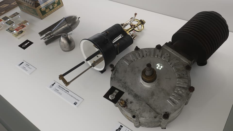 Photos from the exhibition in Ferdinand Porsche's birthplace | Photo: Till Janzer, Radio Prague International Photos from the exhibition in Ferdinand Porsche's birthplace | Photo: Till Janzer, Radio Prague International