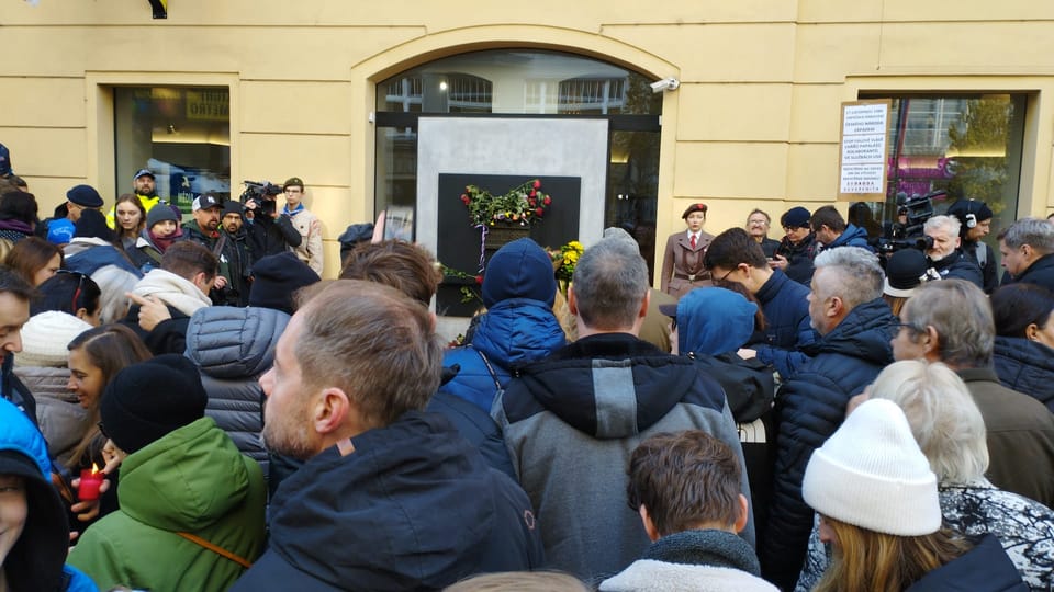 November 17, 2023 in the streets of Prague | Photo: Igor Budykin, Radio Prague International November 17, 2023 in the streets of Prague | Photo: Igor Budykin, Radio Prague International