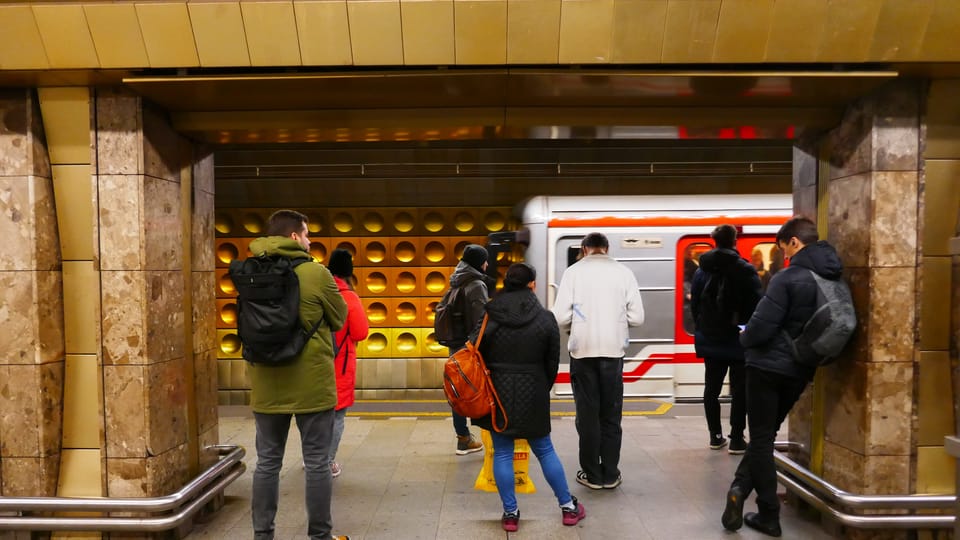 Můstek metro station  (line A)  | Photo: Paul-Henri Perrain,  Radio Prague International