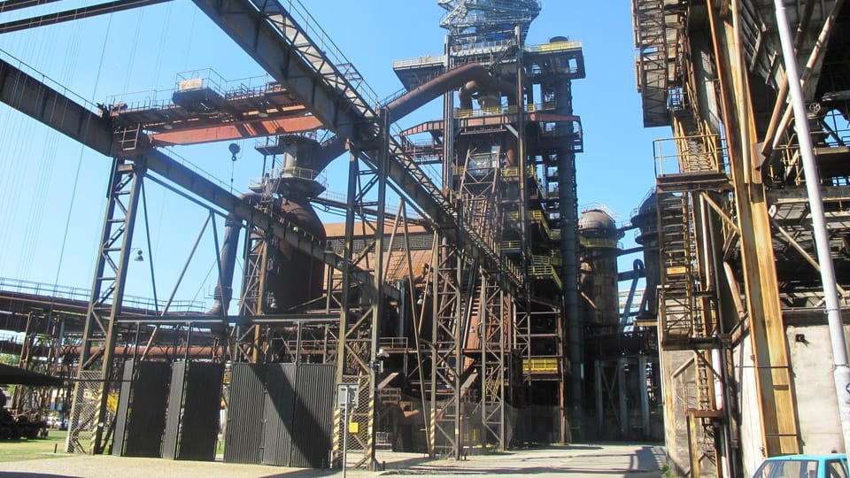 The revitalisation of the industrial area of the ironworks in the city of Vítkovice | Photo: Guillaume Narguet, Radio Prague International The revitalisation of the industrial area of the ironworks in the city of Vítkovice | Photo: Guillaume Narguet, Radio Prague International