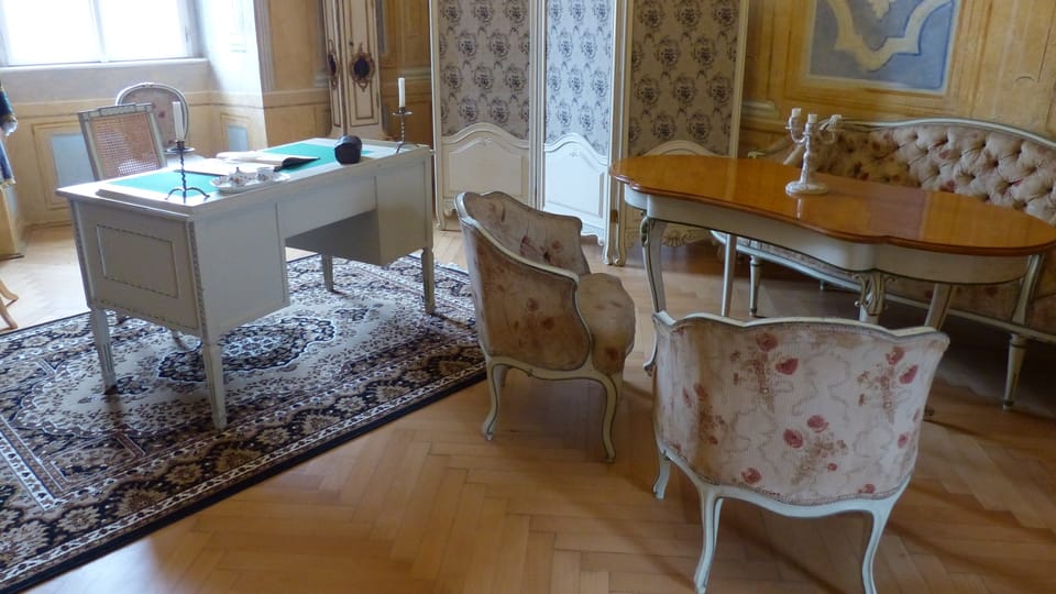 Giacomo Casanova's workroom | Photo: Klára Stejskalová, Radio Prague International Giacomo Casanova's workroom | Photo: Klára Stejskalová, Radio Prague International