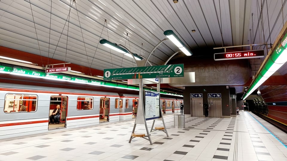 Petřiny station | Photo: Paul-Henri Perrain, Radio Prague International Petřiny station | Photo: Paul-Henri Perrain, Radio Prague International