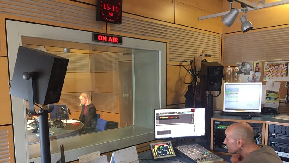 Žaneta Málková in the studio | Photo: Radio Prague International Žaneta Málková in the studio | Photo: Radio Prague International