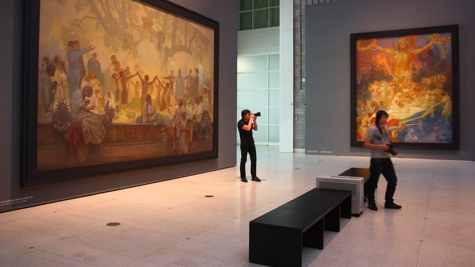 The Slav Epic in Veletržní palác, photo: Štěpánka Budková The Slav Epic in Veletržní palác, photo: Štěpánka Budková